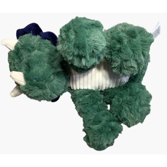 Carters Just One You Dinosaur Plush Green Triceratops Stuffed Animal Toy NWOT - Picture 5 of 6